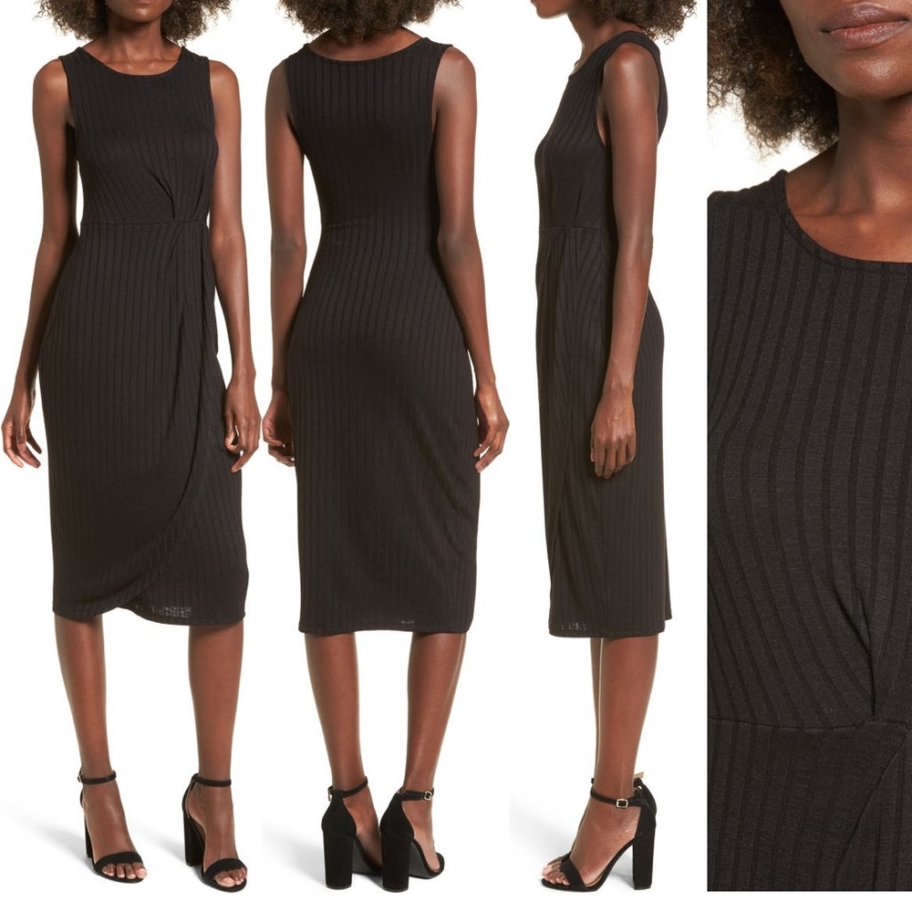 Nordstrom BP wrap knit dress